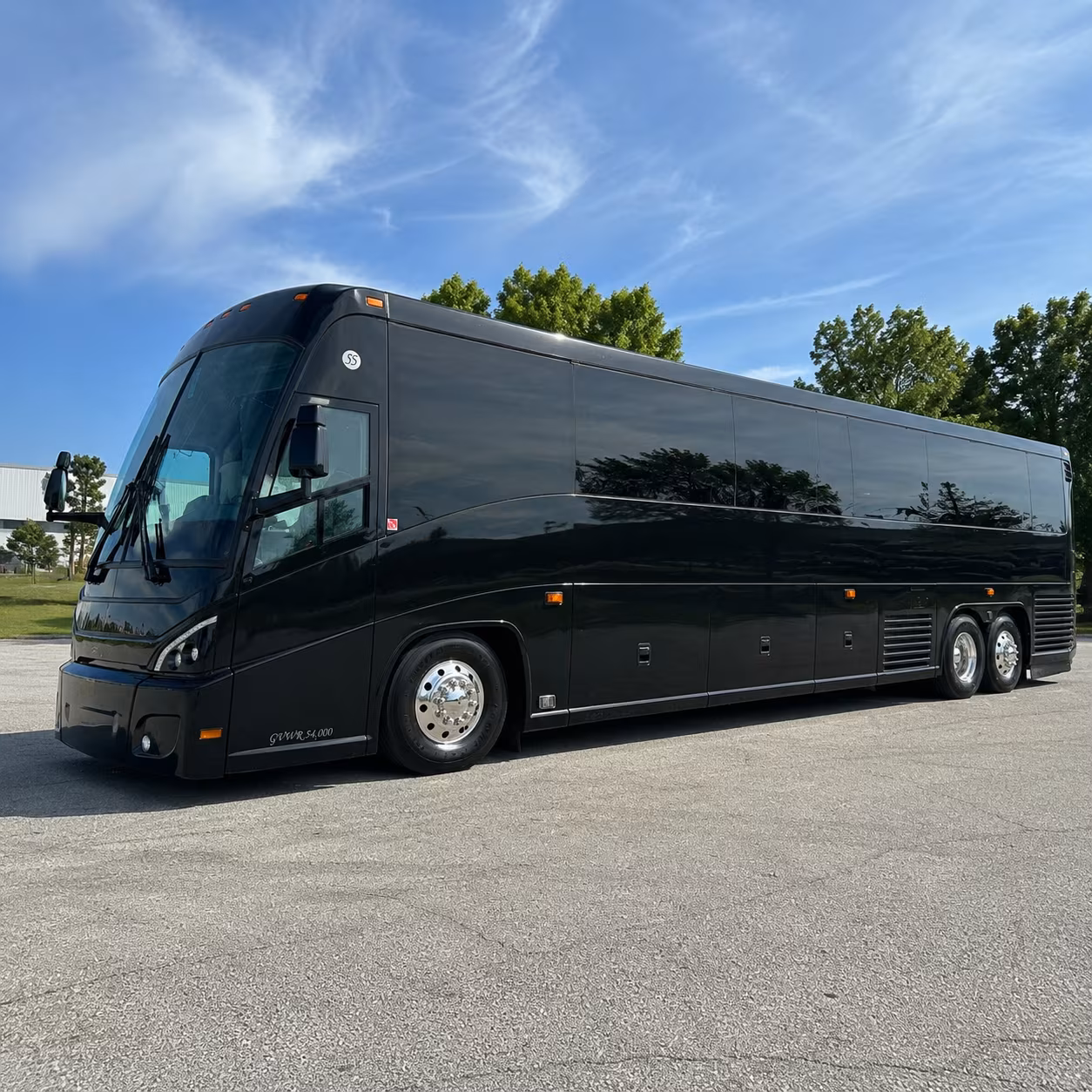 bloomington 56 passenger charter bus
