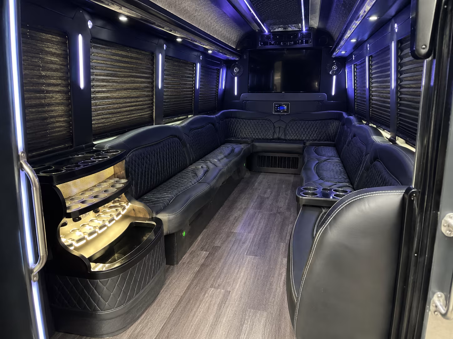 bloomington holiday party bus rental