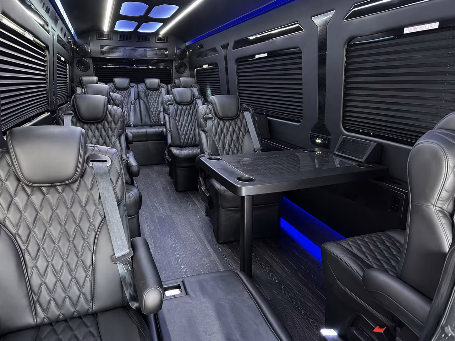 bloomington private event transportation onboard seating