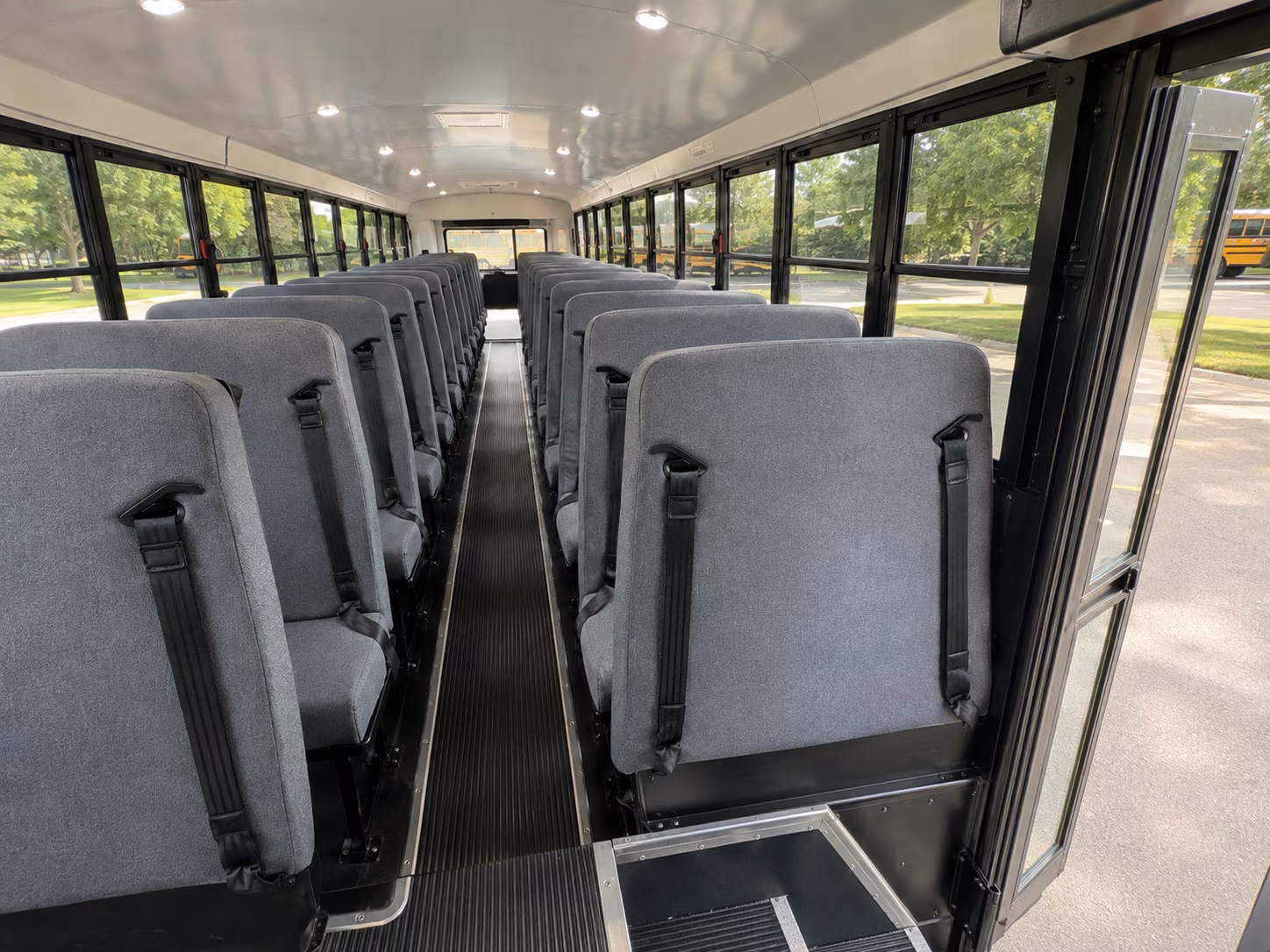 bloomington school bus inside