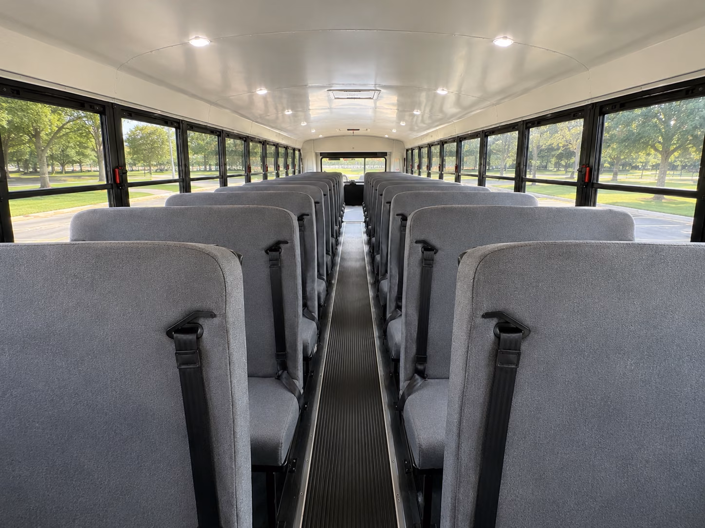 bloomington school bus interior