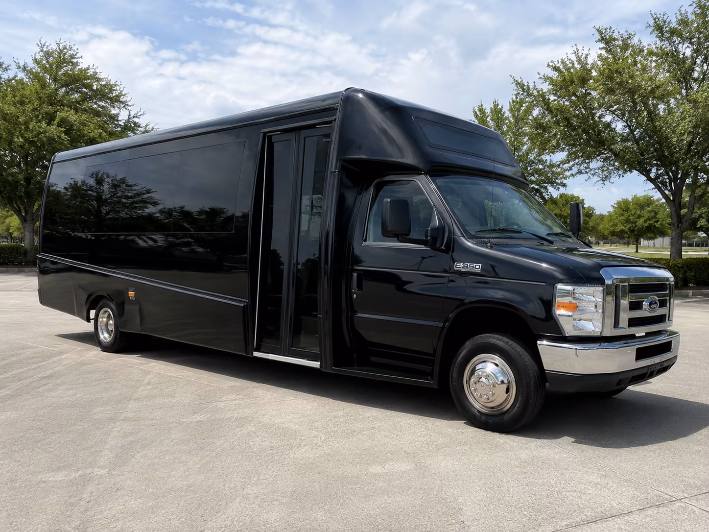 bloomington school event transportation onboard seating