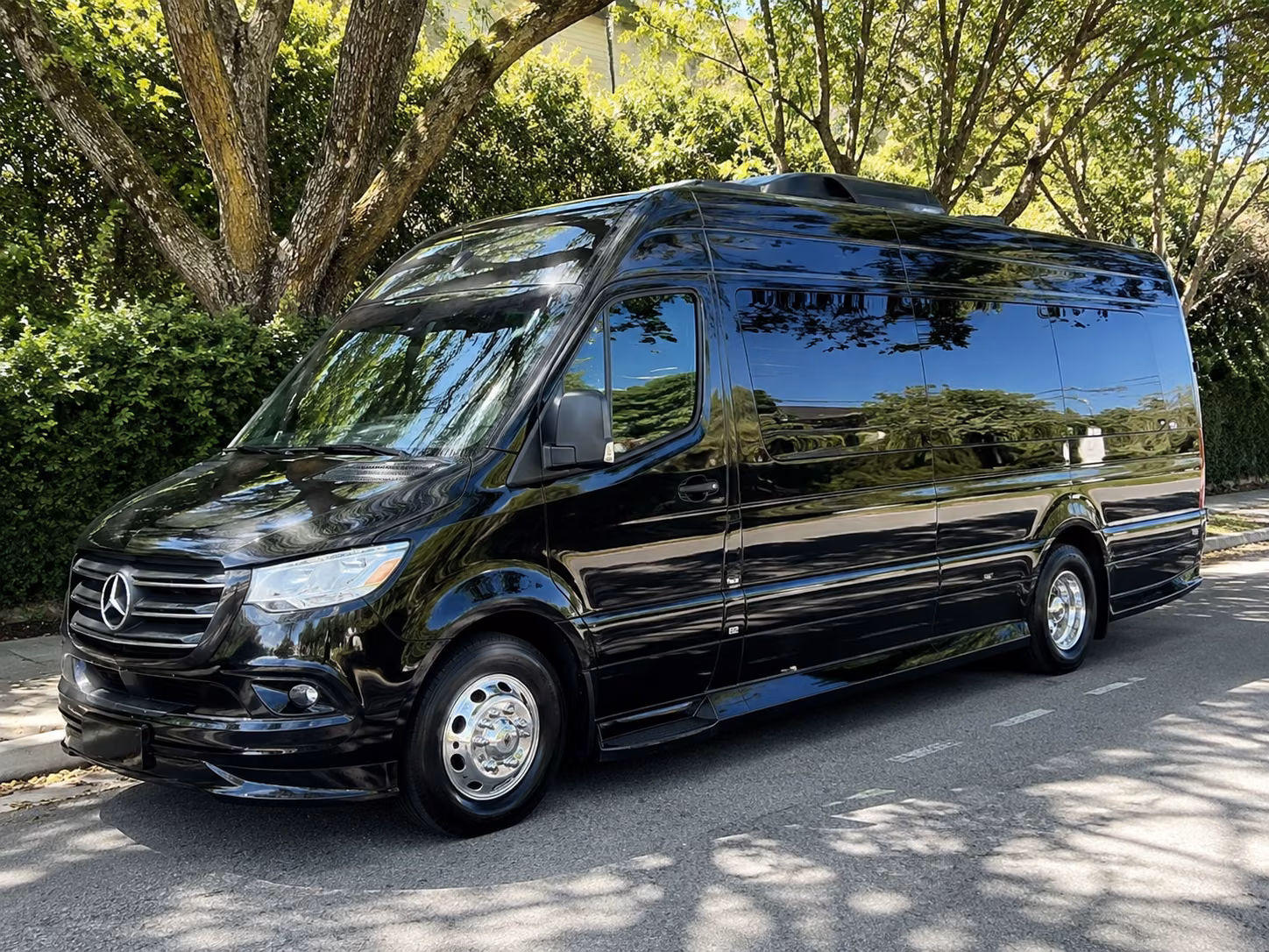 bloomington sprinter van with driver